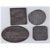 Image 1 : Prince Edward Island Communion Tokens - Lot of 4