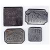 Image 1 : Canada West Communion Tokens - Lot of 4