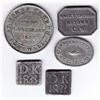 Image 1 : Canada West Communion Tokens - Lot of 5