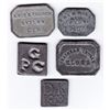 Image 1 : Canada West Communion Tokens - Lot of 5