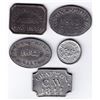 Image 1 : Canada West Communion Tokens - Lot of 5
