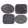 Image 1 : Canada West Communion Tokens - Lot of 4