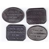 Image 2 : Canada West Communion Tokens - Lot of 4