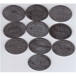 Canada West Communion Tokens - Lot of 10