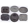 Image 1 : Canada West Communion Tokens - Lot of 6
