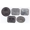 Image 1 : Canada West Communion Tokens - Lot of 5