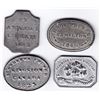 Image 1 : Canada West Communion Tokens - Lot of 4