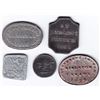 Image 1 : Canada West Communion Tokens - Lot of 5