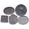Image 1 : Canada West Communion Tokens - Lot of 5