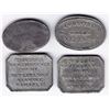 Image 2 : Canada West Communion Tokens - Lot of 4