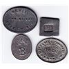 Image 1 : Canada West Communion Tokens - Lot of 4