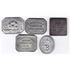 Image 1 : Canada West Communion Tokens - Lot of 5