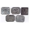 Image 1 : Canada West Communion Tokens - Lot of 5