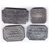 Image 2 : Canada West Communion Tokens - Lot of 4