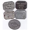 Image 1 : Canada West Communion Tokens - Lot of 5