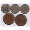 Image 1 : World Coins - British Honduras - Lot of 5
