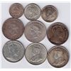 Image 1 : World Coins - Ceylon - Lot of 9