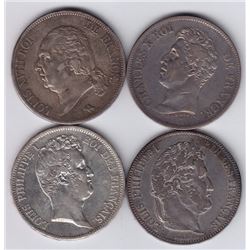 World Coins - France - Lot of 4