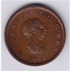 World Coins - Great Britain, 1/2 Penny, 1806