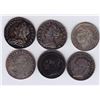 Image 1 : World Coins - Great Britain - Lot of 6 Pennies