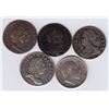 Image 1 : World Coins - Great Britain - Lot of 5 Three Pence