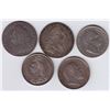 Image 1 : World Coins - Great Britain - Lot of 5 Six Pence