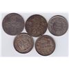 Image 2 : World Coins - Great Britain - Lot of 5 Six Pence