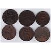 Image 2 : World Coins - Great Britain - Lot of 6 Farthings