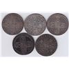 Image 2 : World Coins - Great Britain - Lot of 5 Shillings
