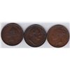 Image 1 : World Coins - Great Britain - Lot of 3 Pennies