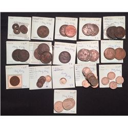 World Coins - Hong Kong - Lot of 52 Coins