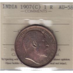 World Coins - India, 1 Rupee, 1907c