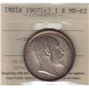 Image 1 : World Coins - India, 1 Rupee, 1907c