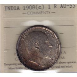 World Coins - India, 1 Rupee, 1908c