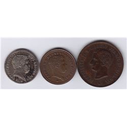 World Coins - Italy, Naples - Lot of 3