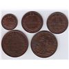 Image 2 : World Coins - Italy, Kingdom of Italy - Lot of 5