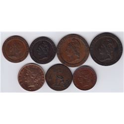 World Coins - Liberia - Lot of 7