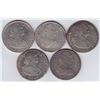 Image 1 : World Coins - Mexico, Lot of 5, 8 Reales