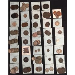 World Coins - Saarland, Sarawak, Somalia and Spain - Lot of 114 Coins