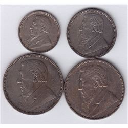 World Coins - South Aftrica, Lot of 4