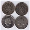 Image 1 : World Coins - Switzerland - Lot of 4 Five Rappen