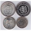Image 2 : World Coins - World Coins - Lot of 4 Sterling Silver Coins