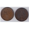 Image 1 : Br 521. City Bank Penny, 1837. Lot of 2.