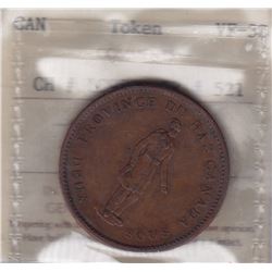 Br 521. Quebec Bank Penny, 1837.