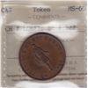 Image 1 : Br 522. City Bank Halfpenny, 1837.