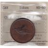 Image 1 : Br 522. Quebec Bank Halfpenny, 1837.
