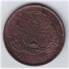Image 2 : Br 527. Bank of Montreal Halfpenny, 1844. Heavy trees.
