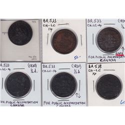 Br 533. Canada Halfpenny Token.