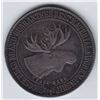 Image 2 : Br 574. Louis Ganedinger Son & Co. Moosehead token, 1902.