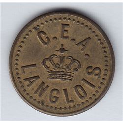 Br 616. C. E. A. Langlois' token